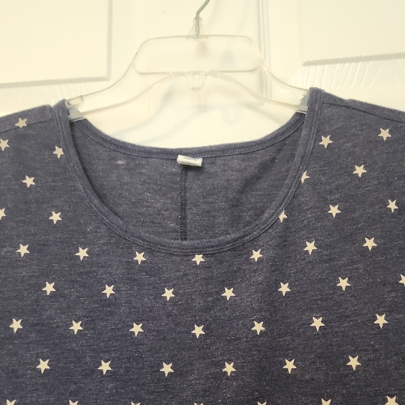 XL Old Navy Navy Blue And White Star Pattern Mini Dress - Picture 3 of 9